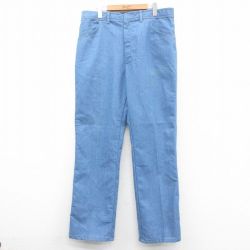 W36★古着 ラングラー パンツ メンズ 90年代 90s USA製 紺 25nov20
