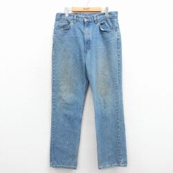 W34★古着 リーバイス Levis ジーンズ メンズ 00年代 00s コットン カナダ製 紺 デニム 25nov22