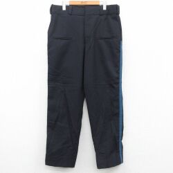 W37★古着 パンツ メンズ 紺 25nov22