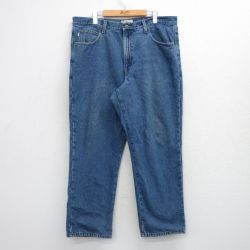 エルエルビーン 00s ジーンズ 内側フランネル ネイビー W37 | 古着