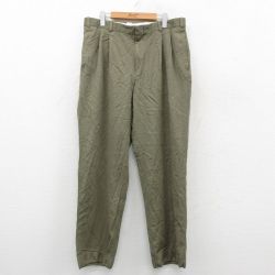 エルエルビーン W36 スラックス グリーン | 古着
