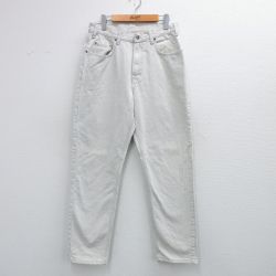 W33★古着 ギャップ GAP ジーンズ メンズ 90年代 90s コットン USA製 白系 デニム【spe】 25dec27