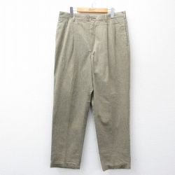 W34★古着 トミーヒルフィガー ブランド パンツ メンズ 90年代 90s 茶 26jan19