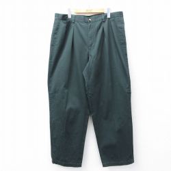 W37★古着 ノーティカ ブランド パンツ メンズ 90年代 90s コットン 緑 26jan27