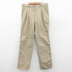W36★古着 エディーバウアー パンツ メンズ 80年代 80s タロン ベージュ【spe】 26jan30