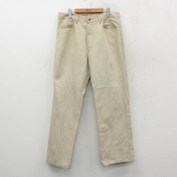 W36★古着 リーバイス Levis パンツ メンズ リネン イタリア製 ベージュ【spe】 26jan30