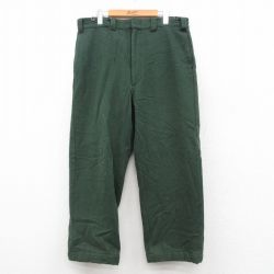 W38★古着 ウールリッチ パンツ メンズ 90年代 90s ウール USA製 緑【spe】 26jan30