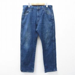 ラスラー W35 ジーンズ ヒゲ ネイビー | 古着