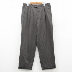 W34★古着 ビューグルボーイ パンツ メンズ 90年代 90s 濃グレー 26feb07