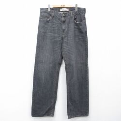 W36★古着 リーバイス Levis 559 ジーンズ メンズ ヒゲ コットン 黒 デニム【spe】 26feb20