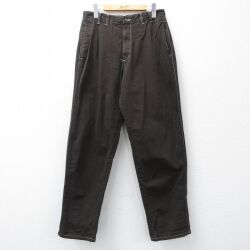 W30★古着 エディーバウアー パンツ メンズ コットン 濃ベージュ 26feb20