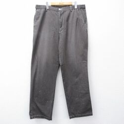 W38★古着 ピューリタン パンツ メンズ グレー 霜降り 26feb20