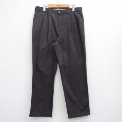 古着通販 W32☆古着 ドッカーズ パンツ メンズ 00年代 00s コットン 黒