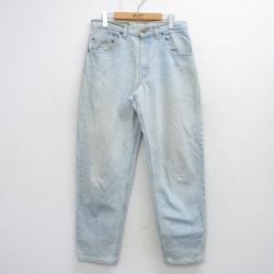W32★古着 リーバイス Levis 560 ジーンズ メンズ 90年代 90s コットン USA製 薄紺 デニム 26feb27