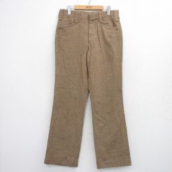 W32★古着 ペンドルトン パンツ メンズ 70年代 70s フレア ウール タロン 茶他【spe】 26mar02