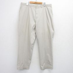 W38★古着 ラルフローレン ブランド チノ パンツ チノパン メンズ 90年代 90s PROSPECT コットン 薄ベージュ 26mar02