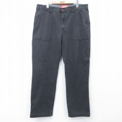ベイカー パンツ 内側フリース ブラック W37 | 古着