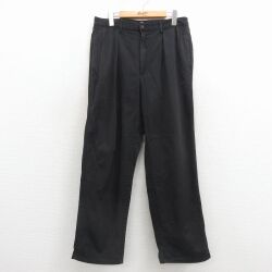 W31★古着 ラルフローレン ブランド チノ パンツ チノパン メンズ 90年代 90s USA製 黒【spe】 26mar05