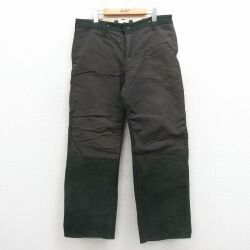 W34★古着 ハンティング パンツ メンズ 80年代 80s USA製 タロン 濃緑他【spe】 26mar05