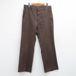 W34★古着 リーバイス Levis アクション スラックス パンツ メンズ 80年代 80s スタプレ 茶系【spe】 26mar07