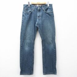 W32★古着 リーバイス Levis 514 ジーンズ メンズ コットン 紺 デニム 26mar09