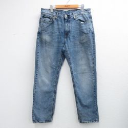 リーバイス541 ジーンズ ヒゲ ネイビー W35 | 古着