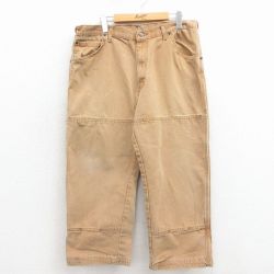 ディッキーズ ペインターパンツ ダブルニー ブラウン W35 | 古着