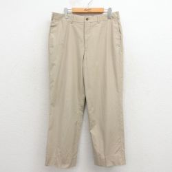 W34★古着 ブルックスブラザーズ ブランド パンツ メンズ コットン ベージュ【spe】 26mar13