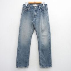 W30★古着 リーバイス Levis 514 ジーンズ メンズ ヒゲ コットン 紺 デニム 26mar14