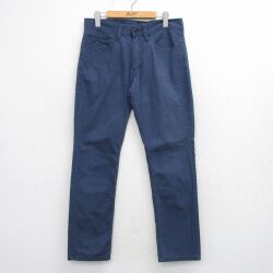 W32★古着 リーバイス Levis 511 パンツ メンズ コットン 紺 26mar14