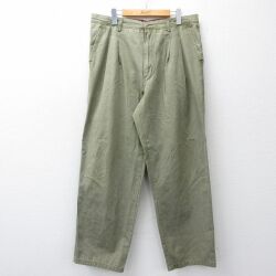 W36 パンツ ライトグリーン | 古着
