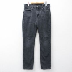 W32★古着 リーバイス Levis 511 ジーンズ メンズ ヒゲ 黒 デニム【spe】 26mar16