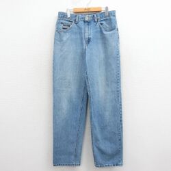 W31★古着 ジーンズ メンズ 90年代 90s コットン USA製 紺 デニム 26mar17