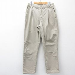 エルエルビーン 90s パンツ 内側フランネル ベージュ W34 | 古着