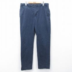 ラルフローレン W35 パンツ ワンポイントロゴ ネイビー | 古着