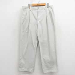 ドッカーズ パンツ ワンポイントロゴ ベージュ W34 | 古着