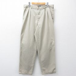 W36★古着 ピューリタン パンツ メンズ 90年代 90s タロン ベージュ系 26mar23