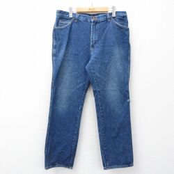 W36★古着 ジーンズ メンズ 90年代 90s コットン タロン 紺 デニム 26mar25