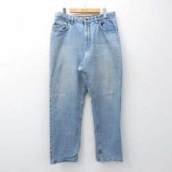 FADED GLORY ジーンズ ヒゲ ネイビー W33 | 古着