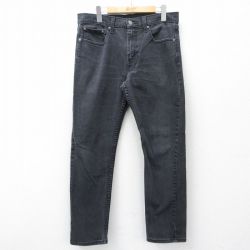 W33★古着 リーバイス Levis 502 ジーンズ メンズ 黒 デニム 26mar28