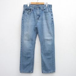 リーバイス514 ジーンズ ヒゲ ネイビー W33 | 古着