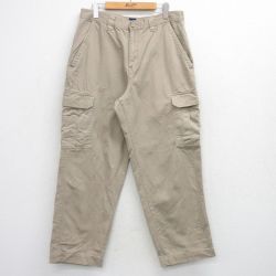 ベーシックエディションズ カーゴパンツ ベージュ W34 | 古着