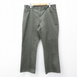 W36★古着 パンツ メンズ 80年代 80s タロン 薄緑 26apr09