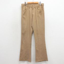 リーバイス646 80s スタプレパンツ ベルボトム ベージュ W31 | 古着