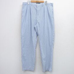 ラルフローレン 90s パンツ ANDREW 薄紺ストライプ W38 | 古着
