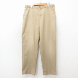 W36★古着 エルエルビーン パンツ メンズ 00年代 00s コットン ベージュ 26apr23