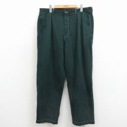 W37★古着 ラルフローレン チノ パンツ チノパン メンズ 90年代 90s ANDREW コットン 緑 26apr30