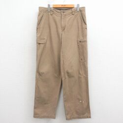 W34★古着 ナイキ NIKE ACG カーゴ パンツ メンズ ダック地 コットン 茶 26apr30