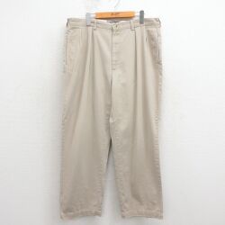 W36★古着 ラルフローレン ブランド チノ パンツ チノパン メンズ 90年代 90s ANDREW コットン ベージュ  26apr30