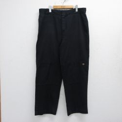 ディッキーズ ワークパンツ ダブルニー ブラック W38 | 古着